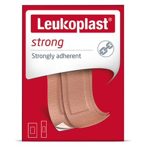 LEUKOPLAST STRONG 2-ASSORTED TAN 20s