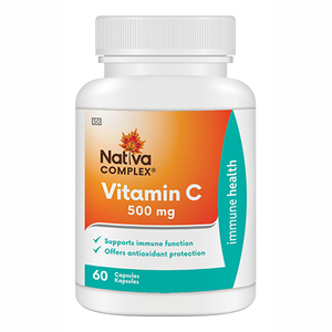 NATIVA COMPLEX VIT C 500MG CAPS 60