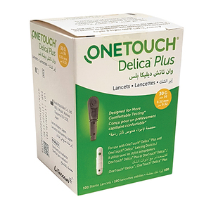 ONE TOUCH DELICA PLUS LANCETS 100's