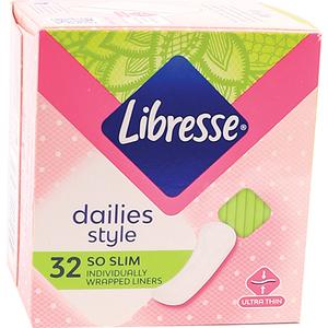 LIBRESSE PANTYLINER SO SLIM 32