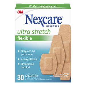 NEXCARE ULTRA STRETCH ASSORTED 30S