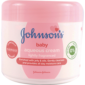 J&J BABY AQUEOUS CREAM LIGHT FRAGR 350ML