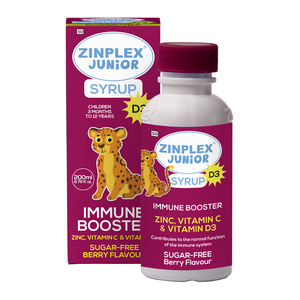 ZINPLEX JUNIOR D3 SYRUP BERRY 200ML