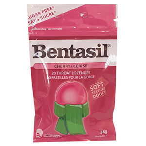 BENTASIL S/FREE CHERRY THROAT GUMS SOFT
