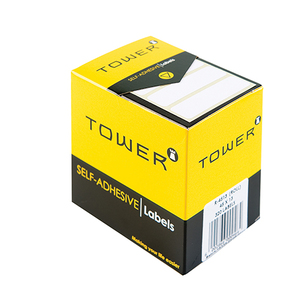 TOWER WHITE ROLL LABELS 45X13 MM 320 SQR