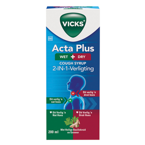 VICKS ACTAPLUS WET + DRY 200ML