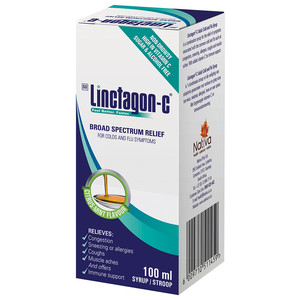 LINCTAGON C ADULT COLD & FLU SYRUP 100ML