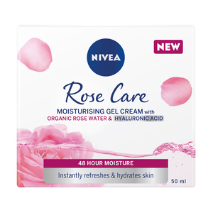 NIVEA FACE DAY GEL CREAM ROSE WATER 50ML