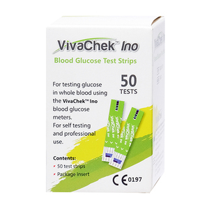 VIVACHEK INO GLUCOSE TEST STRIPS 50s