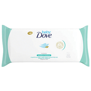 DOVE BABY WIPES SENSITIVE 50