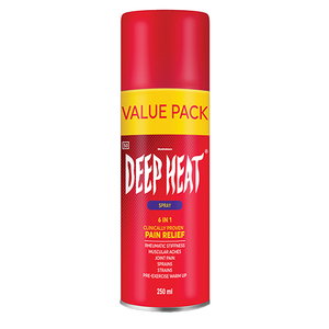 DEEP HEAT PAIN RELIEF SPRAY 250ML