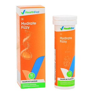 HEALTH FIRST HYDRATE FIZZY 10 NAARTJIE