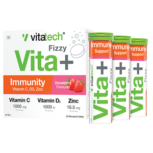VITATECH VITA+ IMMUNE EFF STRAWBERRY 30