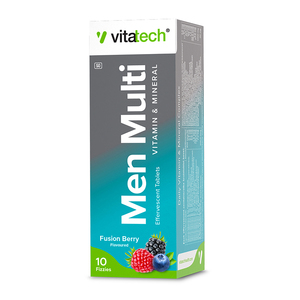 VITATECH VITA+ MEN EFF FUSION BERRY 10