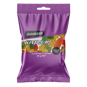 SUGARLEAN WINEGUM JELLIES SNACK PACK 30G
