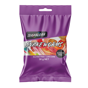 SUGARLEAN WORM JELLIES SNACK PACK 30G