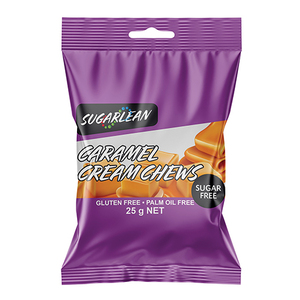 SUGARLEAN CARAM CRM CHEW SNACK PACK 25G