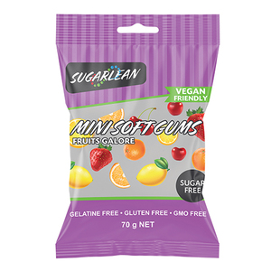 SUGARLEAN FRUIT GALORE GUMS VEGAN 70G