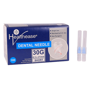 DENTAL NEEDLE 30G X 0.3 X 21MM SHORT 100
