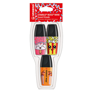 STABILO BOSS MINI SWEET FRIEND 3's