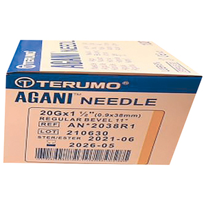 NEEDLE 20GX38MM TERUMO YELLOW 100~