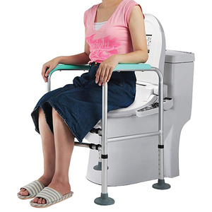 TOILET SAFETY RAILS WITH ANTI SLIP GRIP