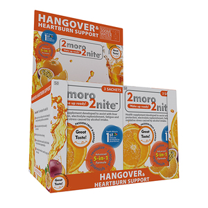 2MORO2NITE 10X3  SACHET SHIPPER ~