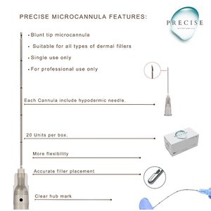 MICRO CANNULA 25Gx50MM BLUNT TIP 20~