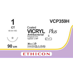 SUT ETHICON VICR+ 3/0 90CM VCP359H 36~