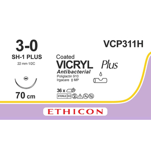 SUT ETHICON VICRYL 0 PLUS CT VCP311H 36~