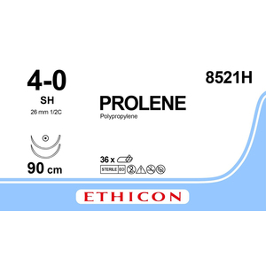 SUT ETHICON PROLENE BLU 90CM 8521H 36~
