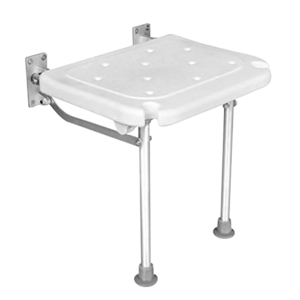 SHOWER CHAIR- WALL MOUNTED WITH LEGS