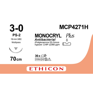 SUT ETHIC MONOCRL+ UND 3-0 19MM MCP4271H