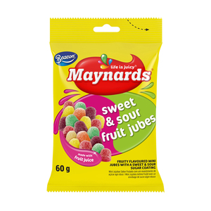 MAYNARDS SWEET AND SOURS JUBES 60GX24 ~