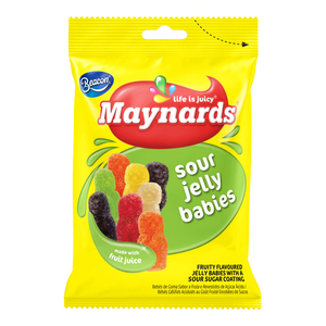 MAYNARDS SOUR ENERJELLY BABIES 60GX24 ~