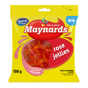 MAYNARDS JELLY SWEET ROSE 100GX24 ~