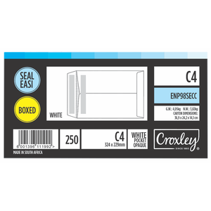 ENVELOPE WHITE SELF SEAL 324X229 250's
