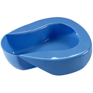 BED PAN PLASTIC BLUE
