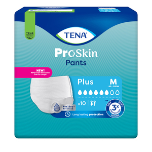 TENA PROSKIN PANTS PLUS MEDIUM 10's