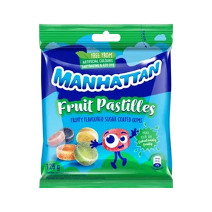 MANHATTAN FRUIT PASTILLES 125G 24~
