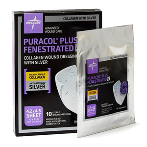 PURACOL PLUS AG COLLAGEN 10.8x11.4CM 10~