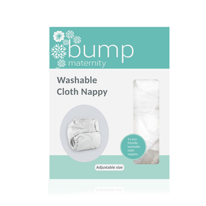 BUMP MATERNITY WASHABLE CLOTH NAPPY 3's