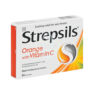 STREPSILS ORANGE-C 24 LOZENGES