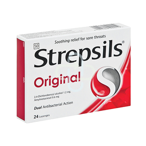 STREPSILS REGULAR 24 LOZENGES