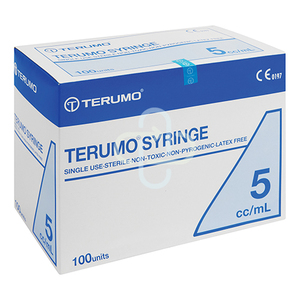 SYRI 5ML LUER LOCK TERUMO CENTRIC 100~