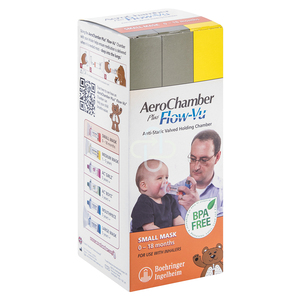 AEROCHAMBER INFANT SMALL MASK ORANGE 1