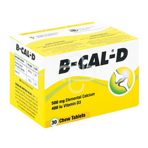 B-CAL-D CHEWABLE 30 TABLETS