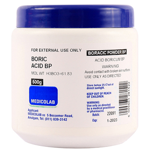 BORIC ACID PWD 500      MEDICOLAB