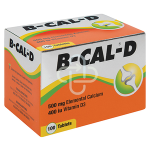 B-CAL-D SWALLOW 100 TABLETS
