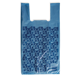PLASTIC BAG CARRY 24L BLUE 250 ~